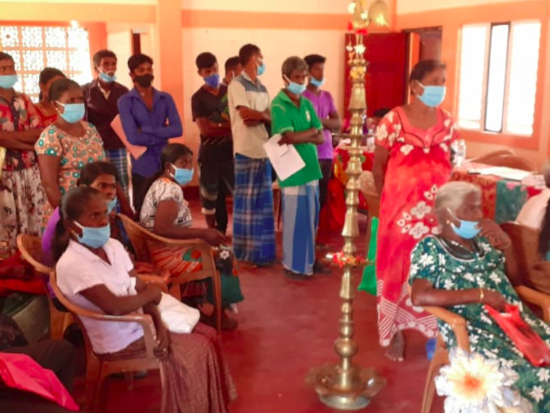 Legal Clinic Anaivilunthan, Killinochchi District, Anayvilunthan GS office on July 30, 2020